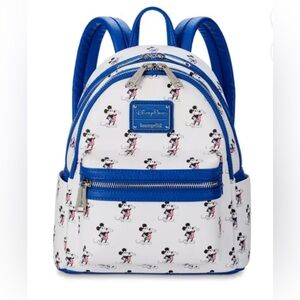 Disney - Mickey Mouse Americana Loungefly Mini Backpack New With Tags